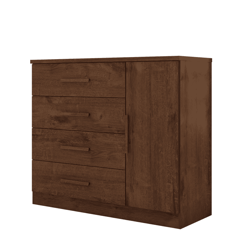 Muebles Diogo - Cómoda Ginebra Color Jaracandá