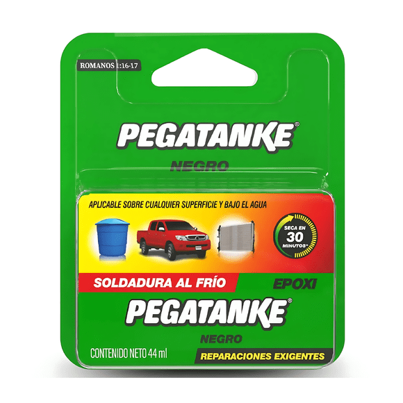 Soldadura Epoxica En Frio Negro Pegatanke