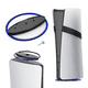thumbnail image 1 of Soporte metálico vertical con base antideslizante compatible con la consola PlayStation 5 Slim/Pro - Soporte portátil para consola de juegos PS5 Host-Negro Azul, 1 of 9