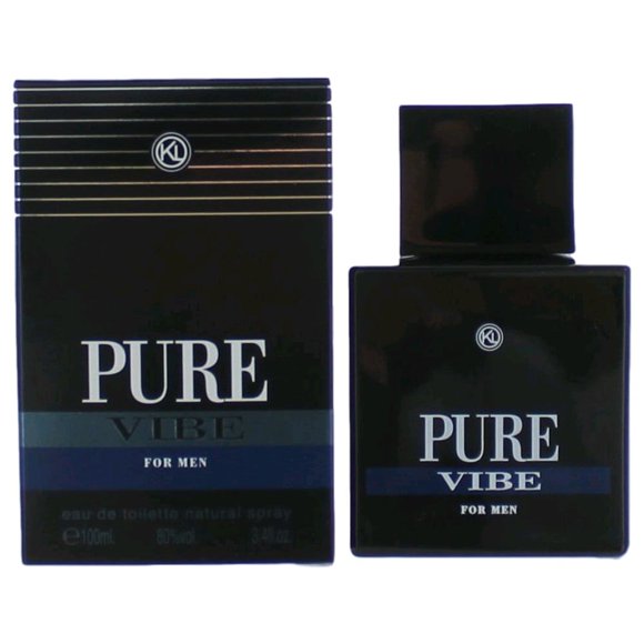 Pure Vibe de Karen Low, 3.4 oz Spray EDT para Hombre