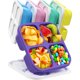 thumbnail image 1 of Canfanni 5 Pack Bento Snack Containers, 4 Compartment BPA Free, 1 of 3