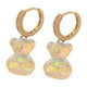 thumbnail image 4 of Pendientes colgantes de oso, pendientes de gota de oso, regalo de joyería, pendientes de tuerca con forma de gota de animal, bonitos pendientes de oso, 4 of 5