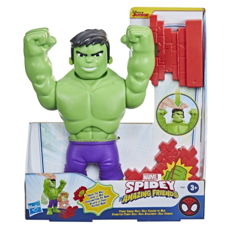 Spidey And Friends - Figura De Acción Hulk Aplastante De 30 Cm.