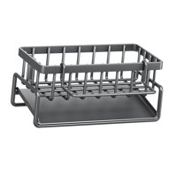 Magideal - Escurridor De Cesta Para Fregadero De Cocina, Soporte Dispensador De Jabón Con Cepillo De Esponja Con Bandeja De Drenaje, Soporte De Esponja Para Uten