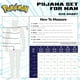 thumbnail image 3 of Set de pijama Pokémon para hombre y adolescente S-3XL (multicolor y negro, 2XL), 3 of 3
