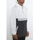 thumbnail image 1 of Saronite Chaqueta Anorak Casual con Capucha, Manga Larga, Cortavientos, Color Blanco y Negro (para Mujer), 1 of 1