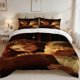 thumbnail image 1 of 3pcs Titanic Rose and Jack Print Bedding Set | 100% Polyester Soft Skin-Friendly, 1 of 1