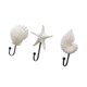 thumbnail image 4 of 3 Ganchos Decorativos De Resina Para Pared, Para Cocina, Dormitorio, Estilo Rústico, Color Blanco., 4 of 5