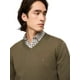 thumbnail image 3 of Jersey Tommy Hilfiger para hombre con cuello en V, colección 2024, verde militar, 3 of 3