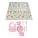 thumbnail image 1 of Pack Bebé Alfombra Plegable Y Set Alimentación Silicona Rosa Claro, 1 of 4