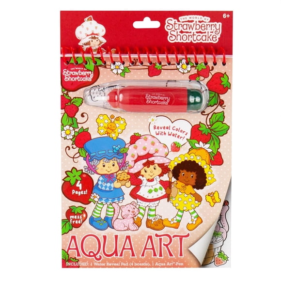 Water Art Pad Strawberry Shortcake Aqua Art con bolígrafo Aqua