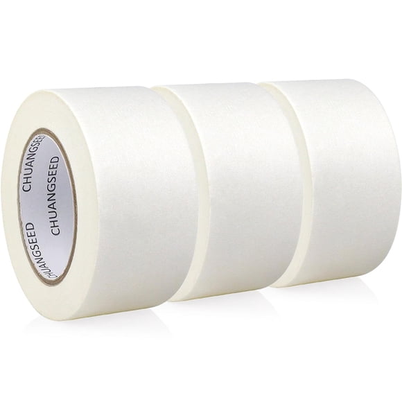Cinta adhesiva CHUANGSEED de uso general, 48 mm x 55 m, paquete de 3
