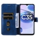 thumbnail image 5 of Funda Billetera para Realme C35 con Porta Tarjetas y Soporte Ajustable Azul, 5 of 6