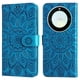 thumbnail image 3 of Funda tipo cartera FOXDOCK para Honor X40 , diseño girasol en relieve, cuero PU, cierre magnético, soporte y tarjetero, 3 of 5