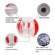 thumbnail image 4 of Pelotas de sumo Bumper Balls SUNSHINEMALL inflables de 0,90 m, 4 of 9