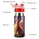 thumbnail image 3 of Grandes HéroesBotella de Agua con Tapa Pop Top de Un Toque, Acero Inoxidable, a Prueba de Fugas, para Deportes, Botella Infantil rosa 12 oz, 3 of 6