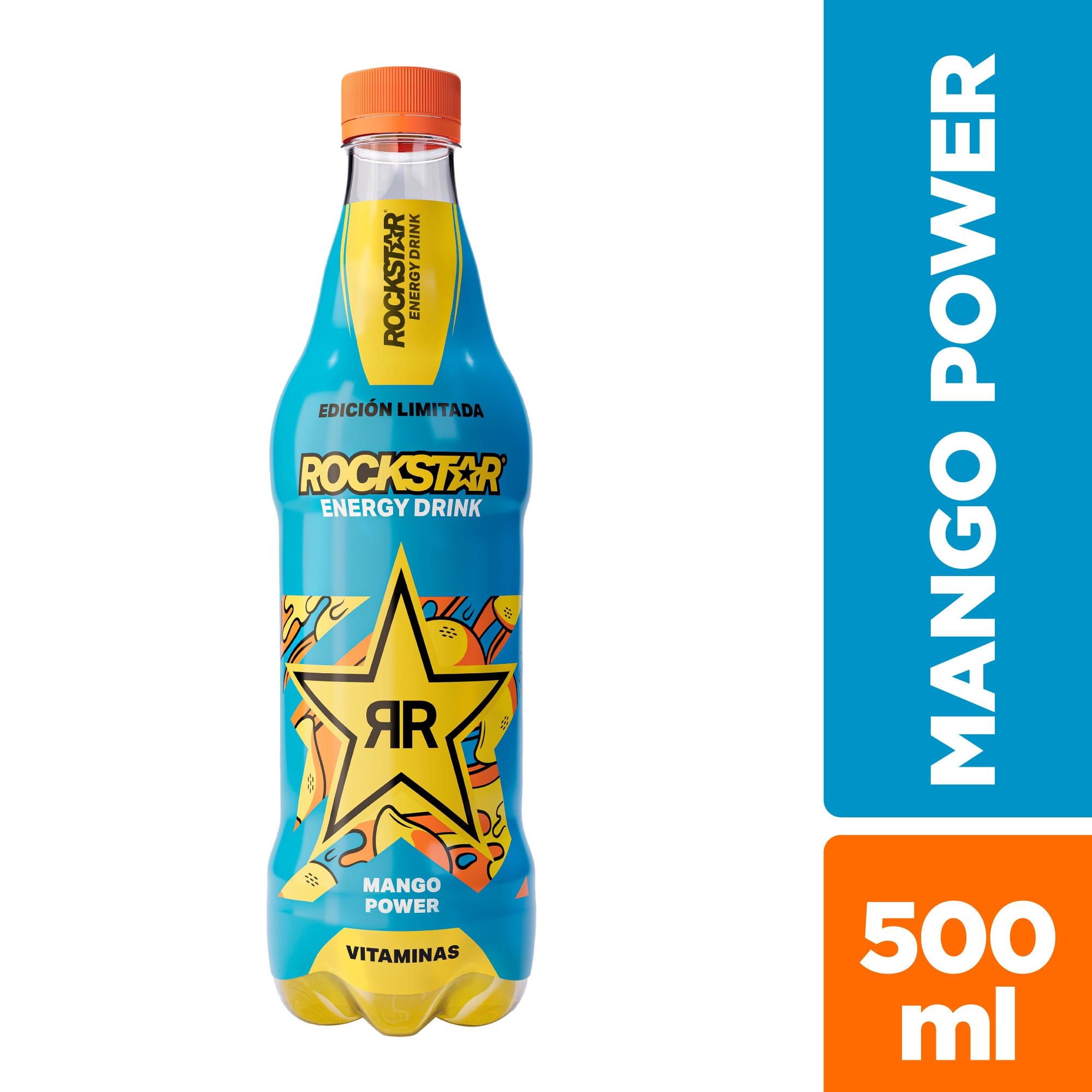 Bebida Energética Mango Power Botella 500 ml Rockstar