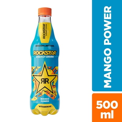 Bebida Energética Mango Power Botella 500 Ml Rockstar