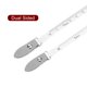 thumbnail image 4 of Uxcell 2 Paquete Cinta Métrica Redonda Retráctil 60 pulgadas Estuche de Cuero Suave Cinta de Medición de Sastre Gris, 4 of 6