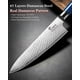 thumbnail image 3 of Cuchillo de Chef Dnifo 20 cm Acero Damasco VG10 con Resina, 3 of 9
