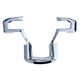 thumbnail image 4 of Cubierta del panel del volante, cubierta del marco del volante del automóvil, cubierta resistente profesional del marco del botón del volante para F35 Plata, 4 of 5