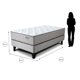 thumbnail image 5 of Cama Europea Boreal Dos 1 plaza Base Normal, 5 of 5