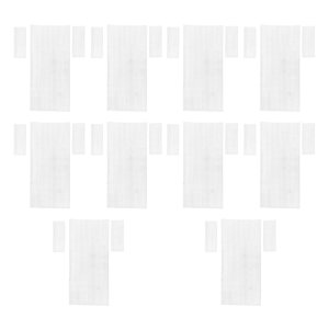 Magideal - 10 Uds. De Hojas De Malla De Plástico Diy, Suministros De Para Tejer, Proyectos Artesanales Para La Fabricación De Bolsos De Hombro