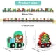 thumbnail image 2 of 11/14pcs Dinosaur Train Toys With Number, Wooden Train Set Magnetic Train Car For Kids, Montessori Educational Toys Wooden Train Cars For Toddlers Birthday Model Trains Gift, 2 of 3