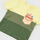 thumbnail image 3 of Polera Bebe Niño Color Block Verde Corona, 3 of 5