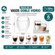 thumbnail image 2 of Pack 6 Vasos Doble Vidrio 350ml | Térmicos Frío y Caliente, 2 of 2