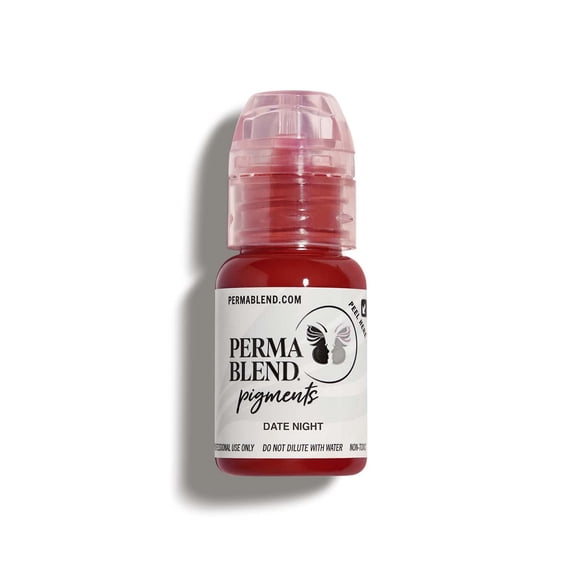 Tinta de tatuaje Perma Blend Date Night Deep Red, 15 ml, vegana