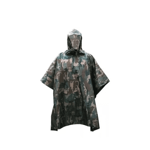 Genérico - Poncho Impermeable Militar, Poncho Lluvia Capa Lluvia Color Camuflaje
