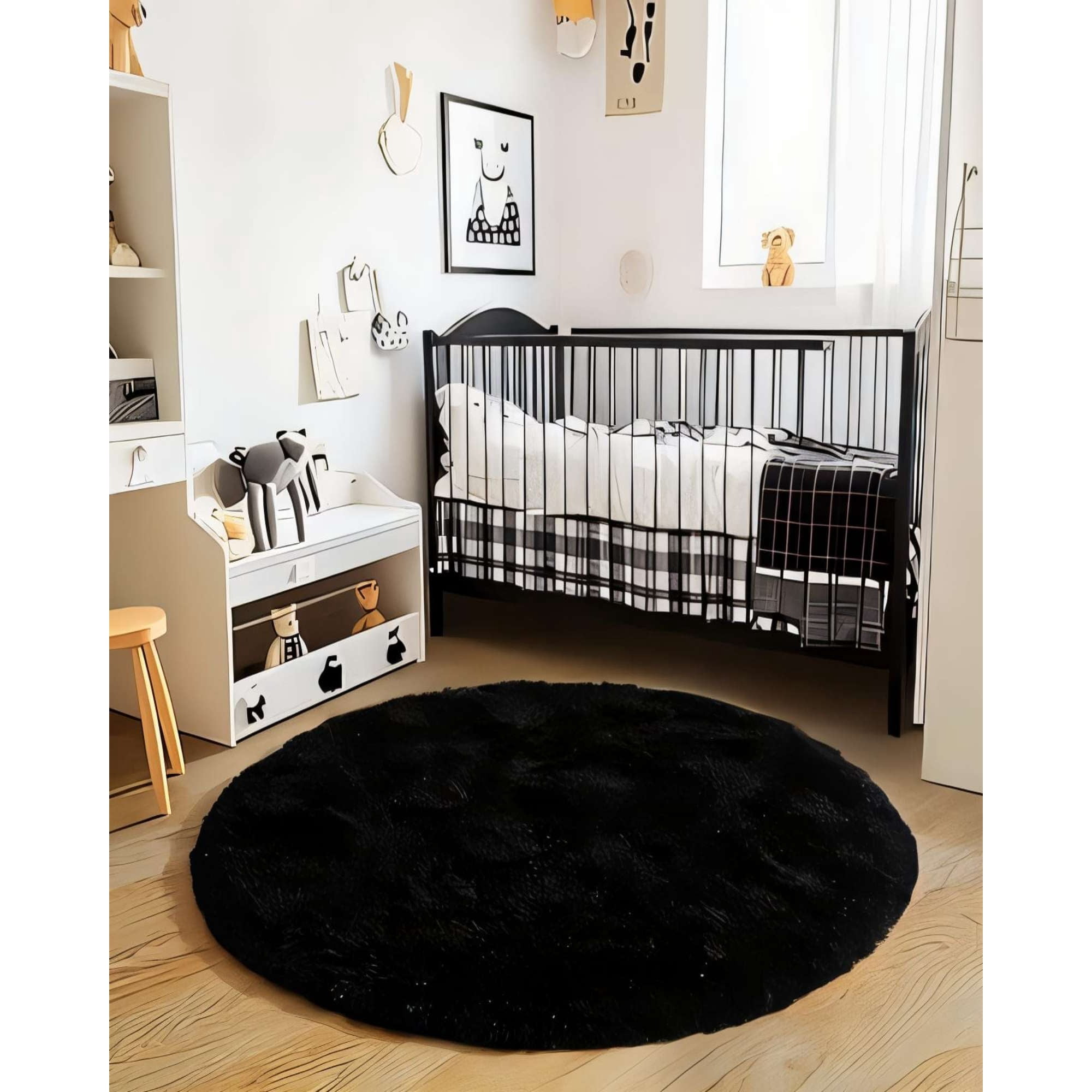 Myl Todo Hogar - Alfombra Redonda Extra Soft Textura Shaggy Premium 150x150