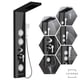 thumbnail image 1 of Columna De Ducha Con 5 Funciones 129x22cm 3 Jets Negro Brillante, 1 of 13