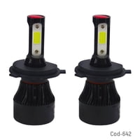 Genérico - Ampolleta Kit Led H-4 Mod.P4 Pro-Ledusa 120W Black Series 12.000Lm