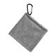 thumbnail image 1 of Toalla De Pelota De Golf Con Clip Accesorios De Golf Portátiles Limpiador De Pelotas De Golf Bolsillo Gris Oscuro, 1 of 5