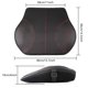 thumbnail image 4 of Almohada de soporte lumbar Aukee de piel auténtica, espuma viscoelástica, 4 of 7
