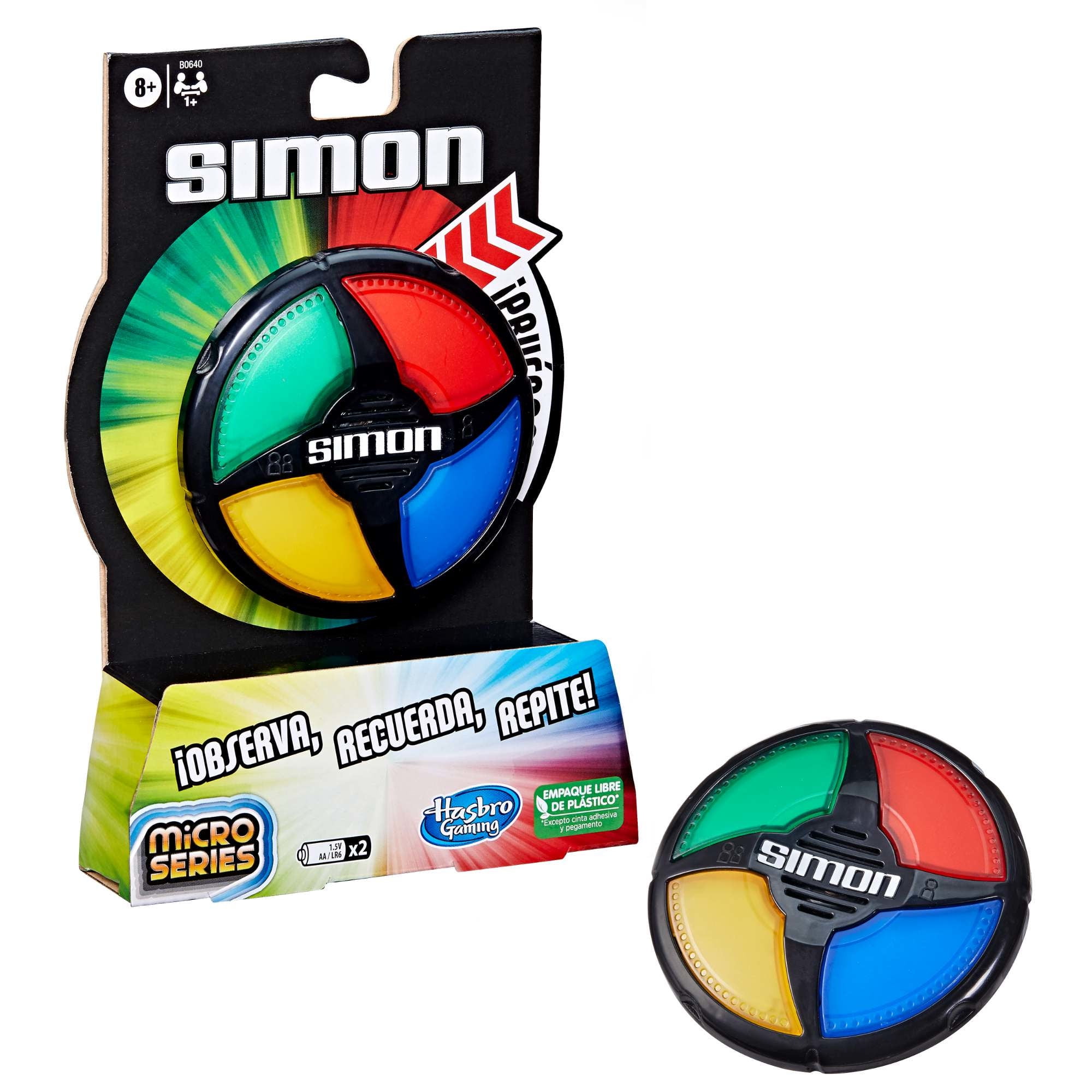Hasbro Gaming - Juego De Mesa Simon Microseries