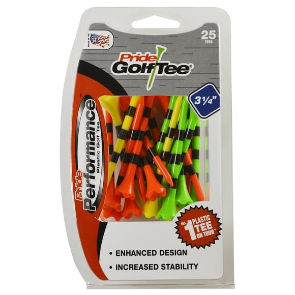 Tee de Golf PrideSports Pride Performance 3,25 Plastico 25u
