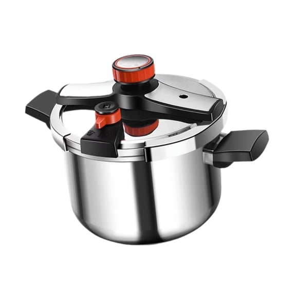 Olla a presión de acero inoxidable para cocina, olla para sopa, olla para cocinar espesada portátil de calentamiento rápido, olla a presión para el ho 12L