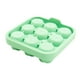 thumbnail image 3 of Fabricantes De Bolas De Hielo Bandeja De Cubitos De Hielo Reutilizable De 6 Cm De Diámetro Para Bebidas Dulces 9 Rejillas Verde, 3 of 3