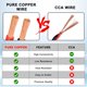 thumbnail image 5 of Cable de batería de cobre OFC Kimbluth 8 AWG de 1,5 m, 5 of 6