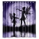 thumbnail image 1 of Cortina de ducha con diseño de hadas bailando en el cielo, juego de cortinas de baño con ganchos, tamaño 66 x 72 pulgadas, 1 of 3