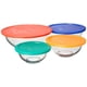 thumbnail image 1 of Juego de cuencos Pyrex Smart Essentials de vidrio con tapas de plástico, 8 unidades, 1 of 3
