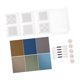 thumbnail image 1 of Kit De Posavasos Sashiko, Kit De Inicio Para Bordado, Para Patchwork, Arte Y Acolchado, Juego B, 1 of 5