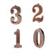 thumbnail image 5 of 0 1 2 3 Placa De Se?al De Número De Puerta De Casa De Plástico ABS Número De Dígitos DIY, 5 of 5