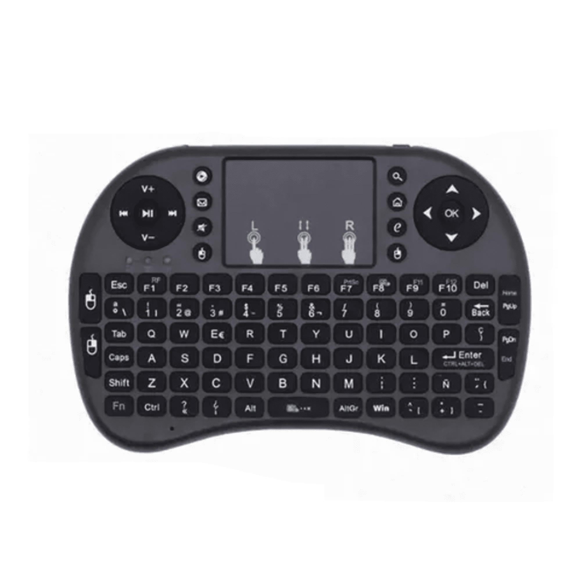 Genérico - Mini Teclado Inalámbrico Touchpad B285 Negro