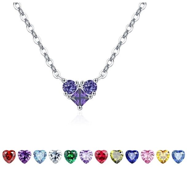 Colgante con colgante de corazón de plata de ley