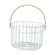 thumbnail image 1 of Canasto De Huevos De Alambre De Metal Para Recoger Huevos De Gallina, Soporte Blanco L, 1 of 3