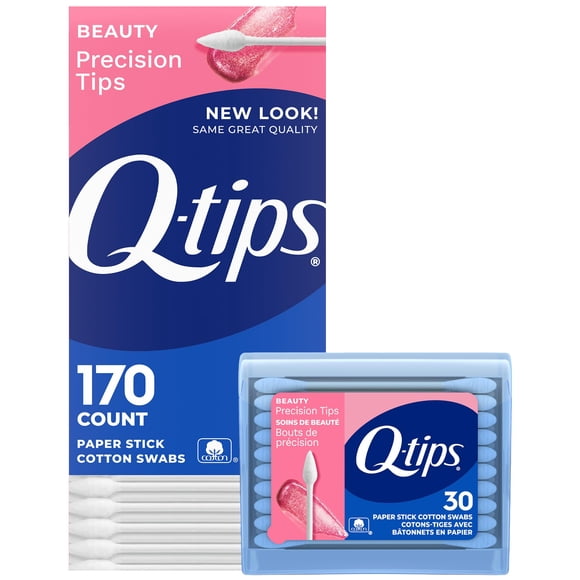 Hisopos de algodón Q-tips 170+30 unidades con puntas de precisión